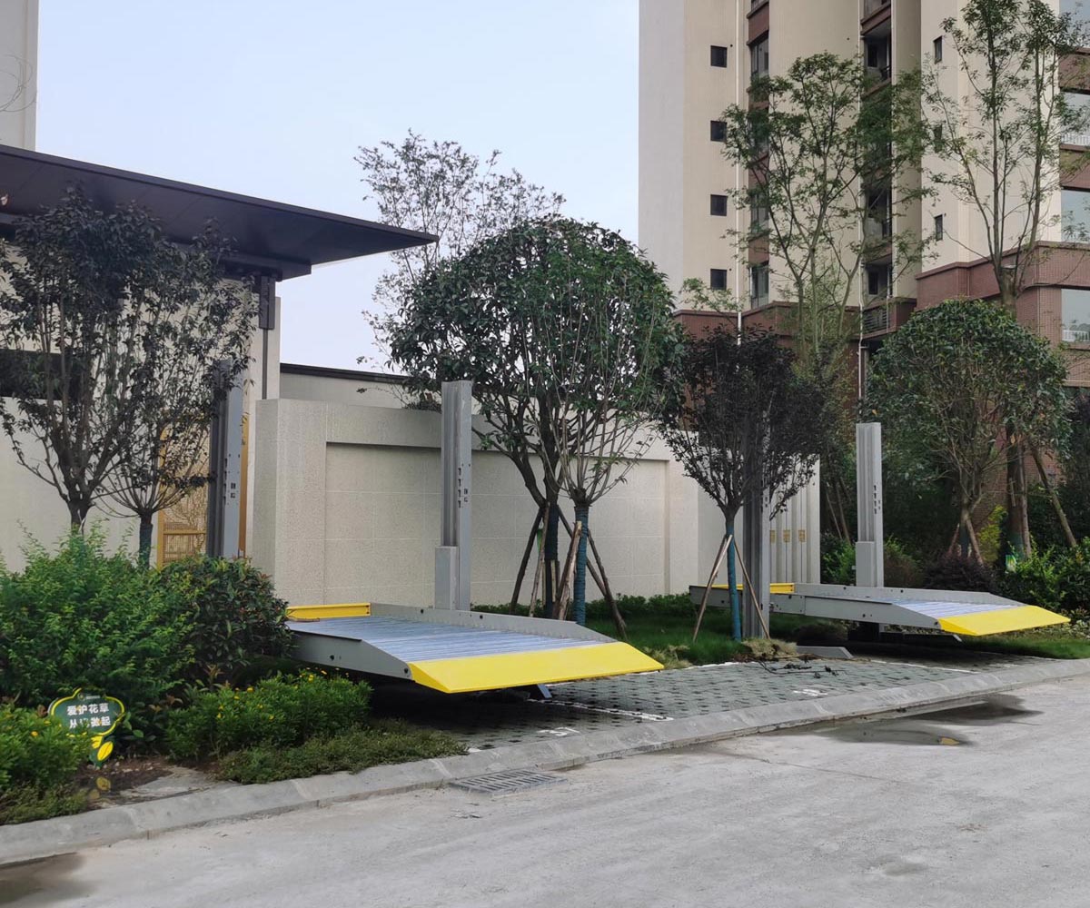 大足區三層升降橫移機械式停車庫短租