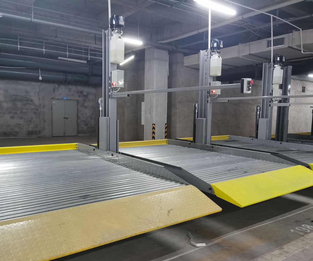 奉節縣三層升降橫移式立體車庫停車設備租賃