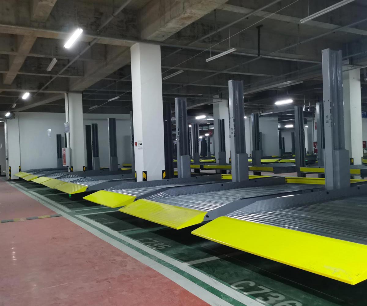 大足區2層簡易升降類機械停車設備回收