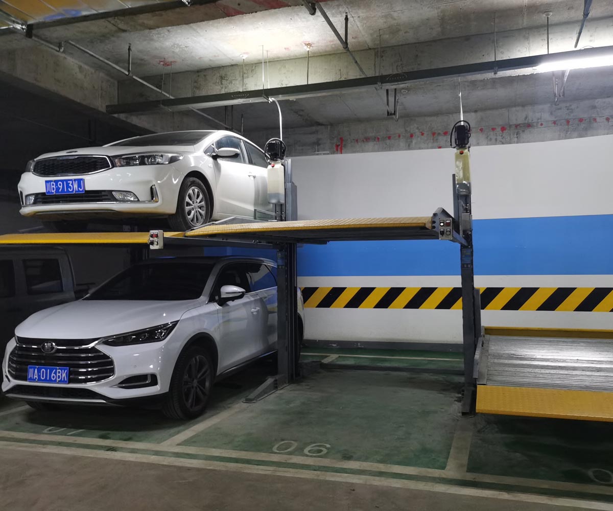 城口縣小區(qū)地下室升降式機(jī)械式停車庫