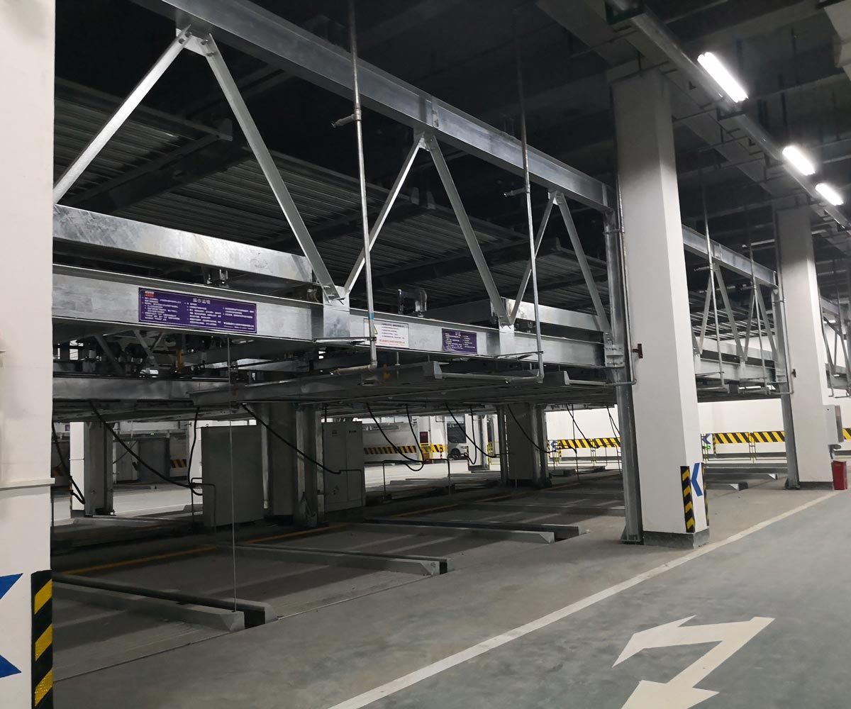 奉節縣三層升降平移機械停車庫