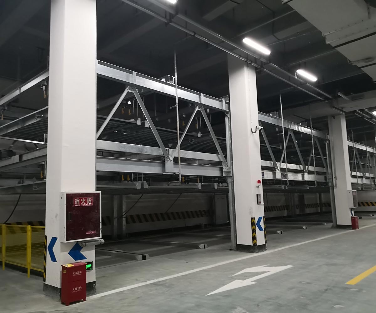 城口縣三層升降橫移式立體停車位